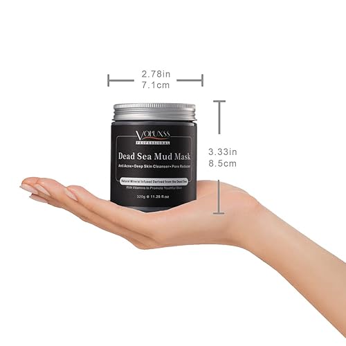 Miniatura 6 de Máscara de barro del Mar Muerto para cara y cuerpo, mascarilla de limpieza profunda para el acné, minimizador de poros, removedor natural de puntos