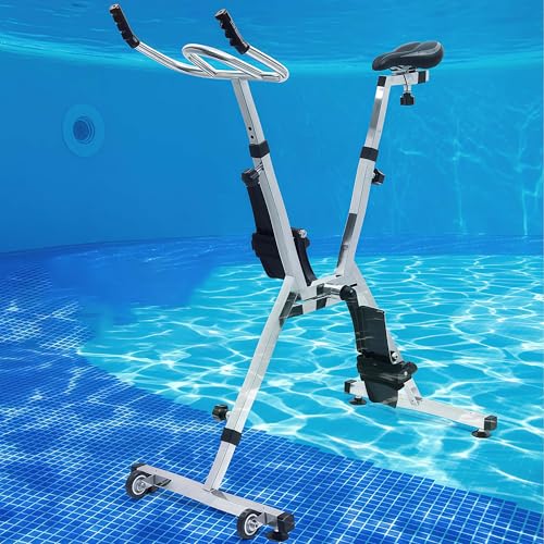 Vélo d'appartement aquatique en acier inoxydable pour piscine, fitness, design résistant à l'eau pour salle de sport à domicile et centres de remise en forme