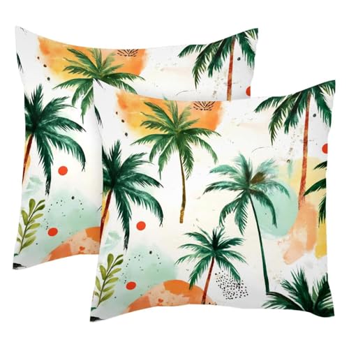 Fundas de cojín decorativas para sofá moderno con diseño de mármol colorido 2