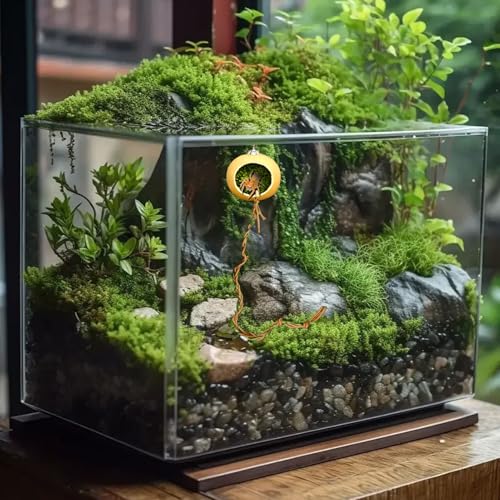 ハエトリグモ 飼育ケース デコレーション | クライミングロープ クモ飼育ケースアクセサリー - 隠れ家 アクセサリー ヤモリ ムカデ 小型爬虫類 節足動物用