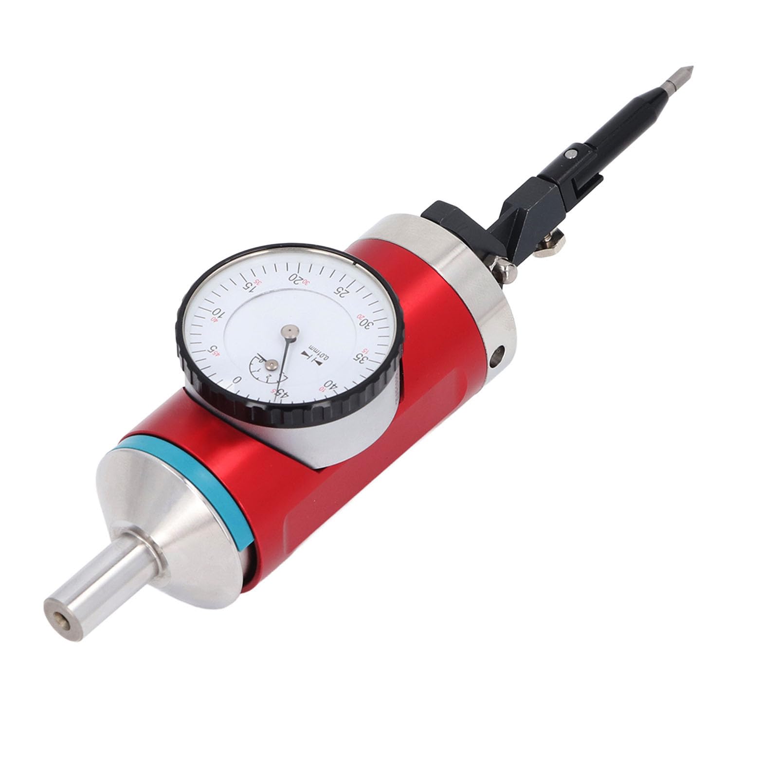 Indicador de centrado coaxial, precisión de 0,01 mm; juego de relojes comparadores para fresadoras con estuche de almacenamiento; rango métrico de 0 a 3 mm, ideal para trabajos de
