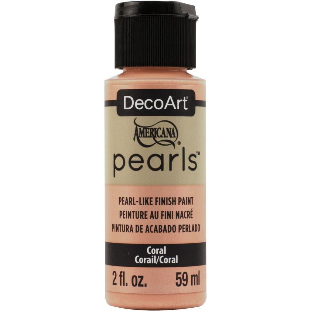 Decoart Coral Deco Art Pearls Paint 2Oz One Size