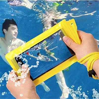 Image of Waterproof Sealed Mobile Pouch PVC Transparent Rain Protection Mobile Cover Pouch Case, 7 inches Phone for All Phones Upto 7.0 inches