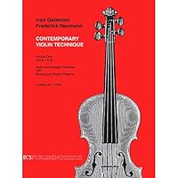 Contemporary Violin Technique, Volume 1 B007MW944W Book Cover