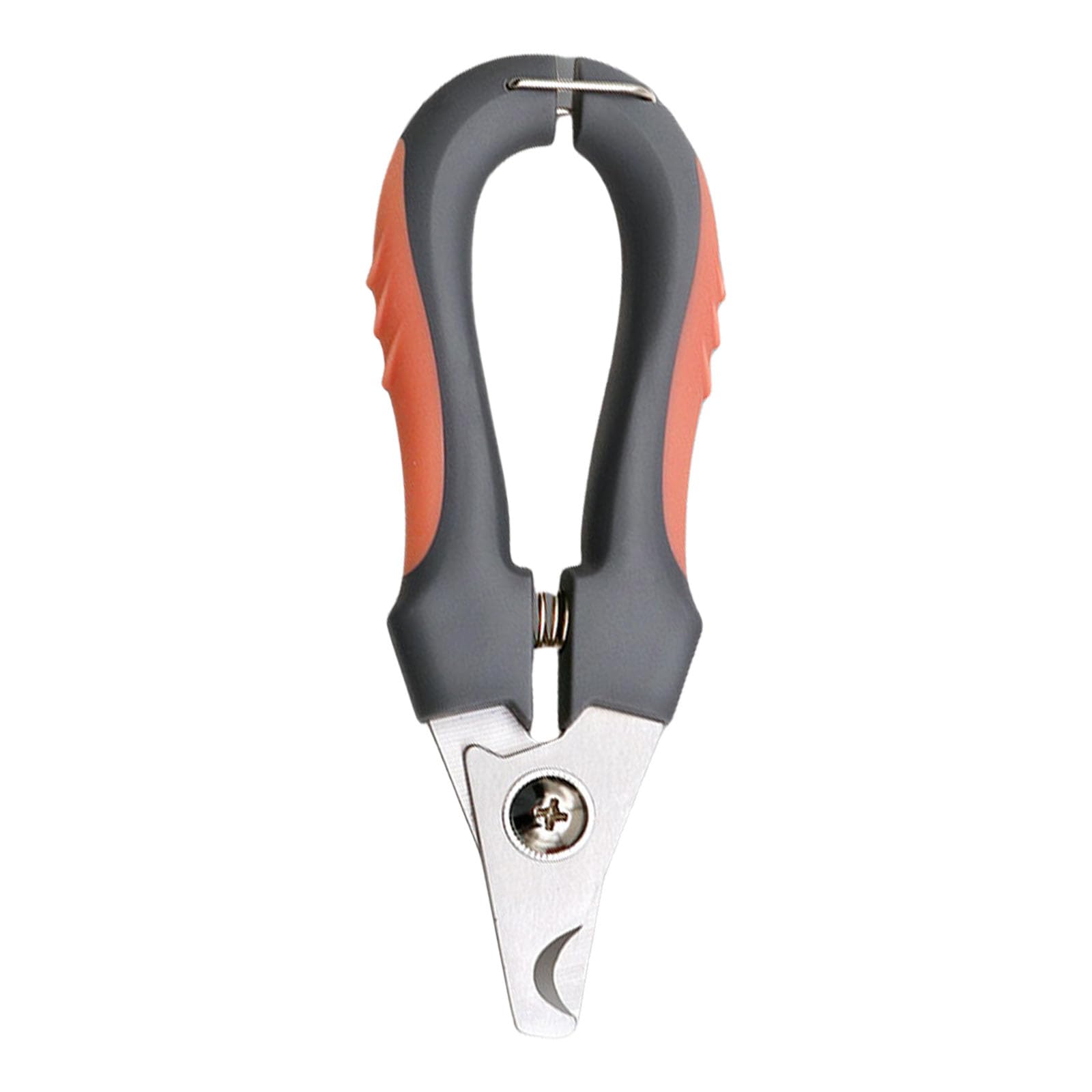 Carotoe Red Pet Nails Trimmer With Ergonomic Grip Stop Invisible File For Effective Dog Grooming Tasks Pet Nails Clippers