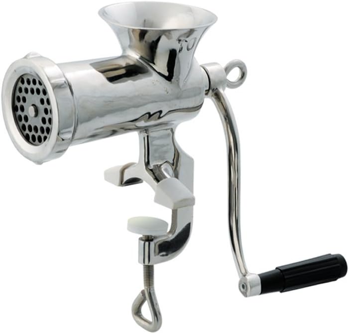 Louis Tellier - Meat Grinder Stainless Steel with Clamp - Flow Rate of 900 g/min - Professional Quality - French Brand