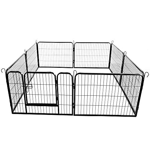 16 Panel Heavy Duty Cage Pet Dog Cat Barrier Fence Exercise Metal Playpen Kennel by ShinShop - Thumbnail 2