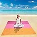 KHXJYC Beach Coperte A Prova di Sabbia, 83 Pollici X 79 Pollici Extra Grande Tappetino da Spiaggia All'aperto, Coperta da Picnic Impermeabile, Coperta da Campeggio Leggero Portatile,#2