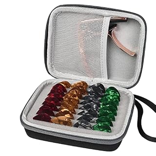 Boîte de Rangement pour médiators de Guitare Sac de Grande capacité médiators Cordes Capos Accessoires de Guitare étui… - Les Beatles, Paul McCartney, John Lennon, RIngo Starr, George Harrison