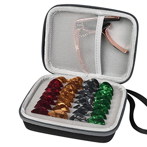 Boîte de Rangement pour médiators de Guitare Sac de Grande capacité médiators Cordes Capos Accessoires de Guitare étui… - Les Beatles, Paul McCartney, John Lennon, RIngo Starr, George Harrison Boîte de Rangement pour médiators de Guitare Sac de Grande capacité médiators Cordes Capos Accessoires de Guitare étui…