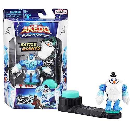Image of Akedo Legends of Powerstorm | Battle Giant Shatterclaw | Mini Battling Action Figure with Double Strike Armor | Ready, Fight, Split Strike.