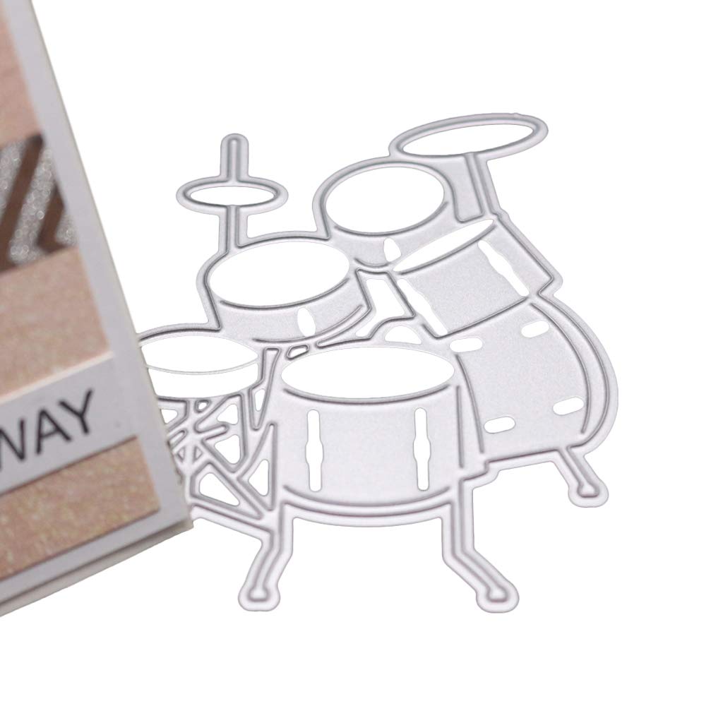 Drum Metal Cutting Dies Stencil DIY Scrapbooking Album Stamp Paper Card Embossin Cutting Dies For Scrapbooking