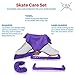 CRS Cross Ice Skate Guards, Soakers and Towel Gift Set. Essential Ice Skating Hard Guard and Soft Skate Blade Cover Accessories for Figure Skating or Hockey (Passion Purple, Large)