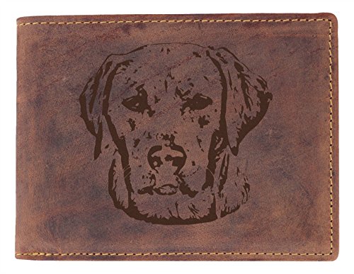 Preisvergleich Produktbild Greenburry Geldbörse mit Hunde Motiv Labrador Retriever