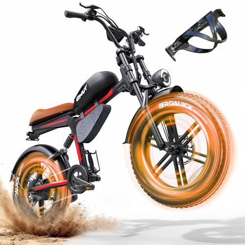 QNUT 1500W Retro-Style Fat Tire