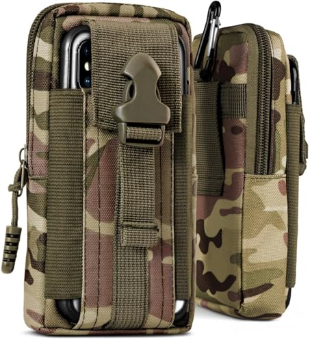 Housse extérieure Google Pixel 8 Pro pour randonnée et survie en nylon vert camouflage