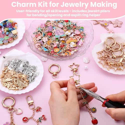 Kit para hacer llaveros y evitar perder las llaves con estilo JOICEE 5