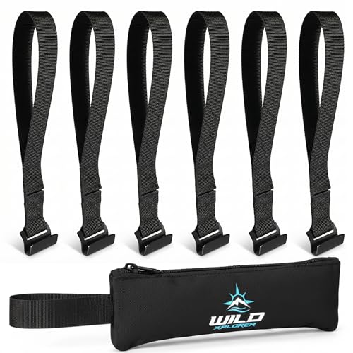 Wild Xplorer 6 Cargo Tie Down Door Hook Straps for