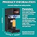 Commercial Soda Can Sealer Machine, Automatic Canning Machine for Aluminum & Plastic Cans, Touch Screen Operation, Auto-Detect Height, No Need Cup Mat for Homebrew, Craft Beer, Kombucha (Black)