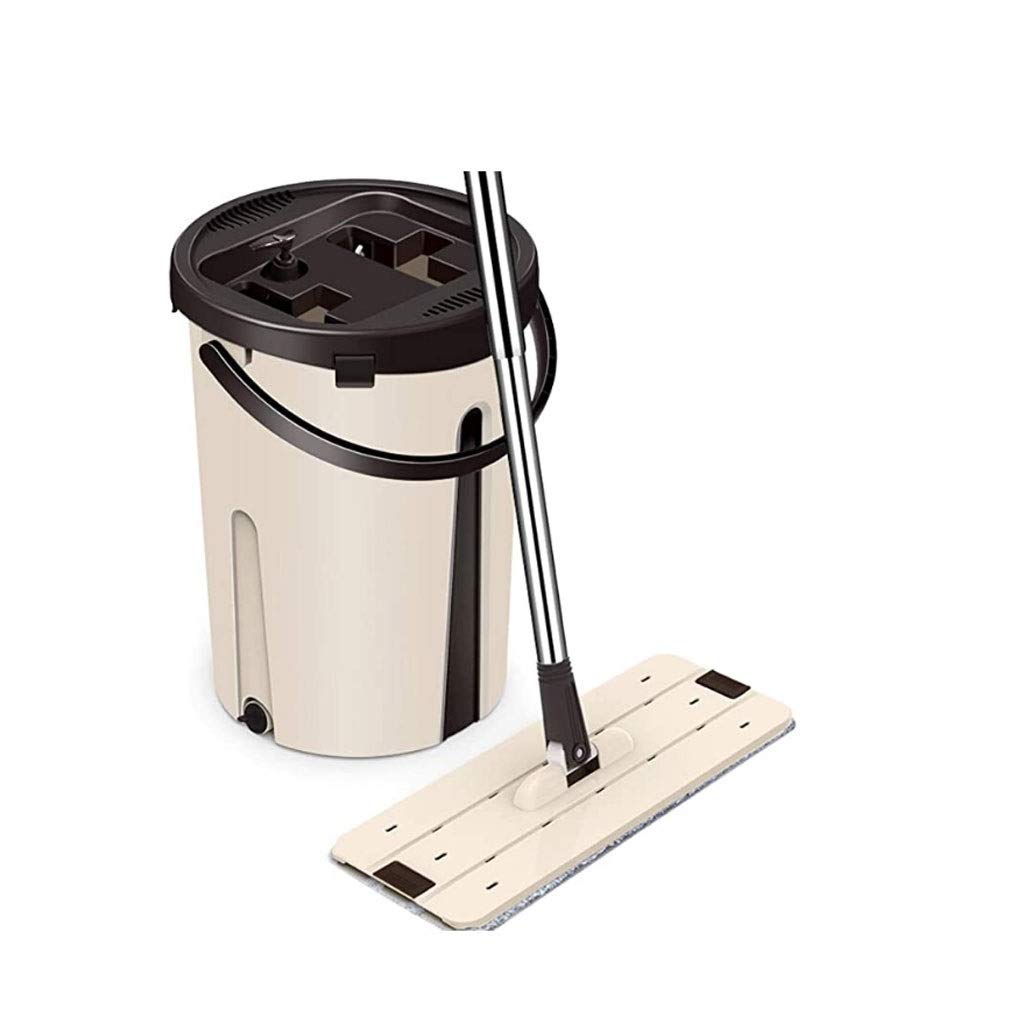 Balai Plat Pour Le Nettoyage Du Sol, Humide Et Anti-poussière – Balai à Poussière Avec 2 Tampons Lavables En Microfibre Pour Mur, Stratifié, Bois, Carrelage En Céramique, Plancher En Bois