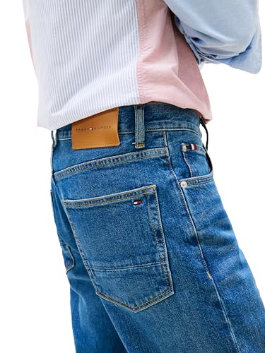 Image of Tommy Hilfiger Men's Straight Fit Stretch Jeans for Men