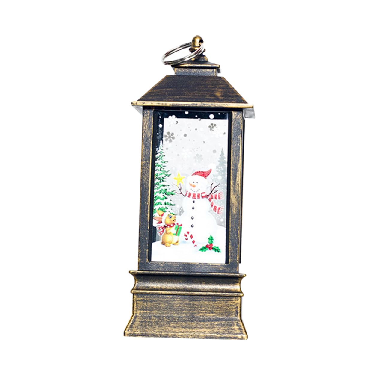 OFFSCH Mini Desk Lamp Decoration Tabletop Christmas Decorations Candle Holder Christmas Home Decor