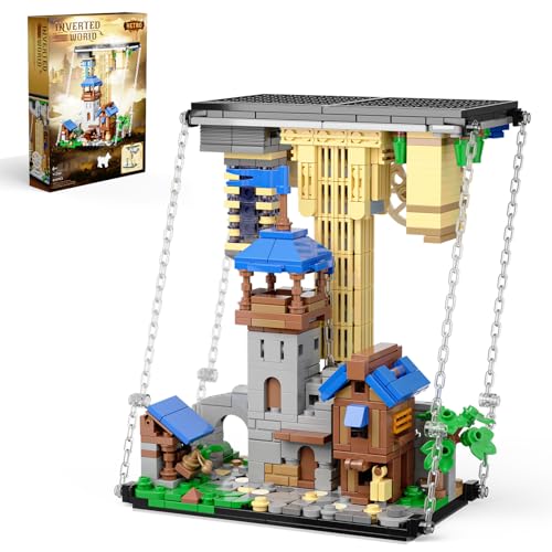 QLT Ideas City Reverse World Compatible with Lego Architecture Toy Sets for Adutls,New York Architecture and Medieval House Building Blocks Christmas Birthday Gift for Kids Boys Girls 6-12(835PCS)