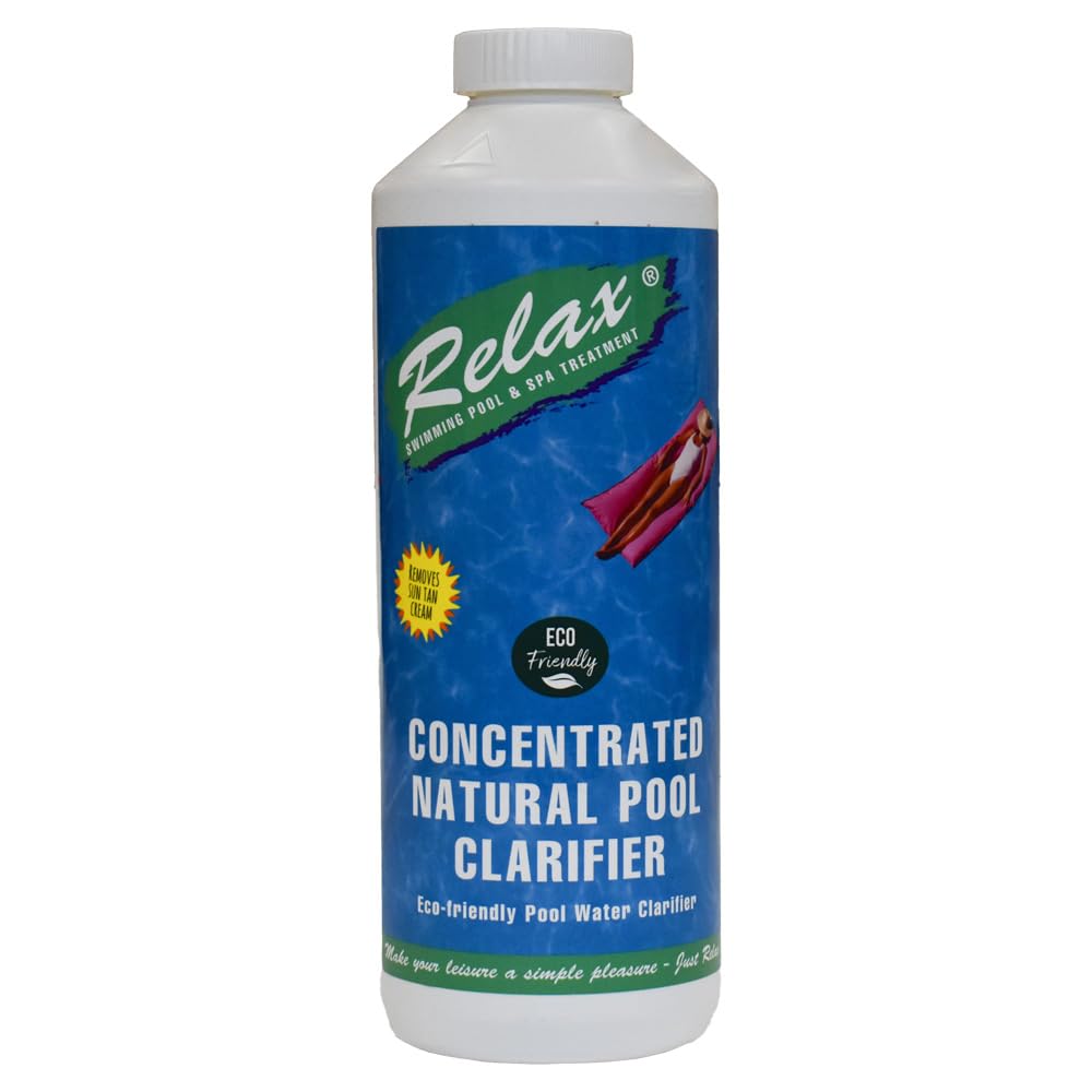 Deep Blue 1 Litre Relax Pool Natural Clarifier Concentrated Box of 6