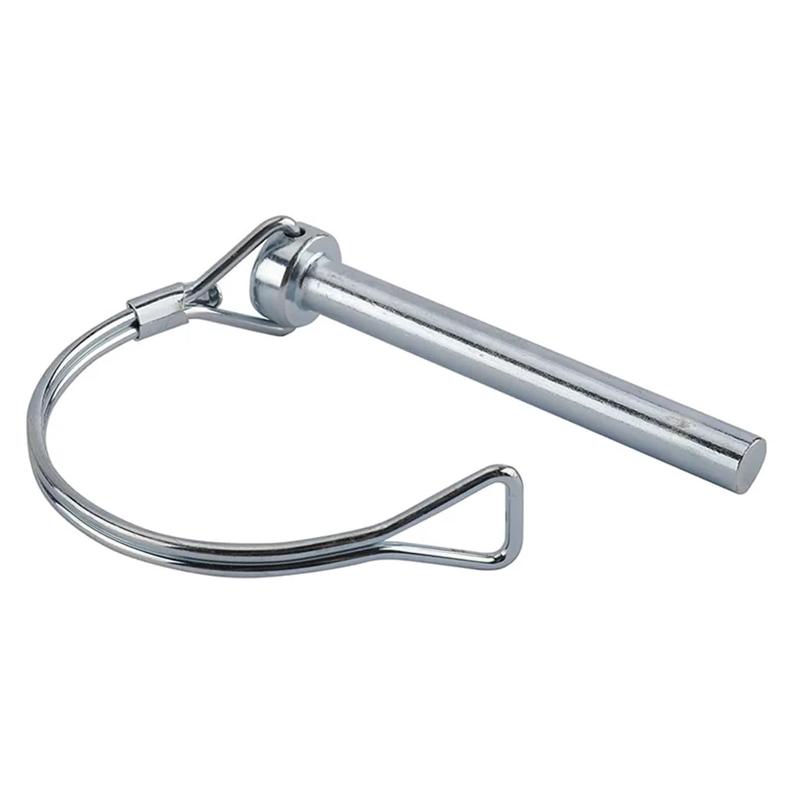 Perno di accoppiamento for rimorchio, perno bloccaggio dell'albero 70x8mm Argento Confezione da 10 perni del filo attacco con fermo for ad arco tondo