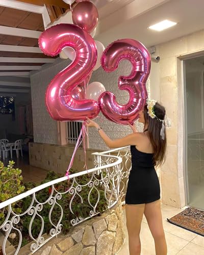 Ballon Chiffre 1 Rose 40 Pouces – Géant pour Anniversaire Fille, Garçon, Femme, Homme, Entreprise ou Amitié – Image 8