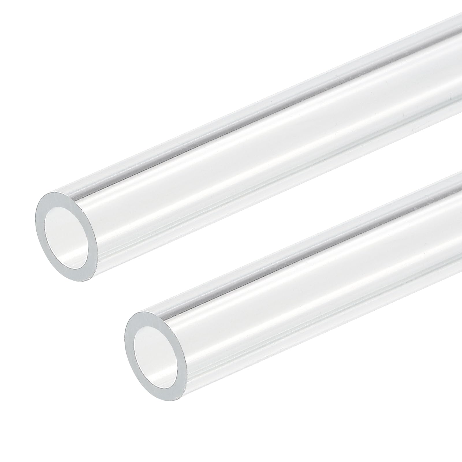 DMiotech 2 szt. 5 mm x 8 mm (3/40.6 cm x 5/40.6 cm) przezroczysta akrylowa rurka sztywna plastikowa rurka 25 cm do rury wodnej akwarium, systemu chłodzenia wodą, hydrauliki