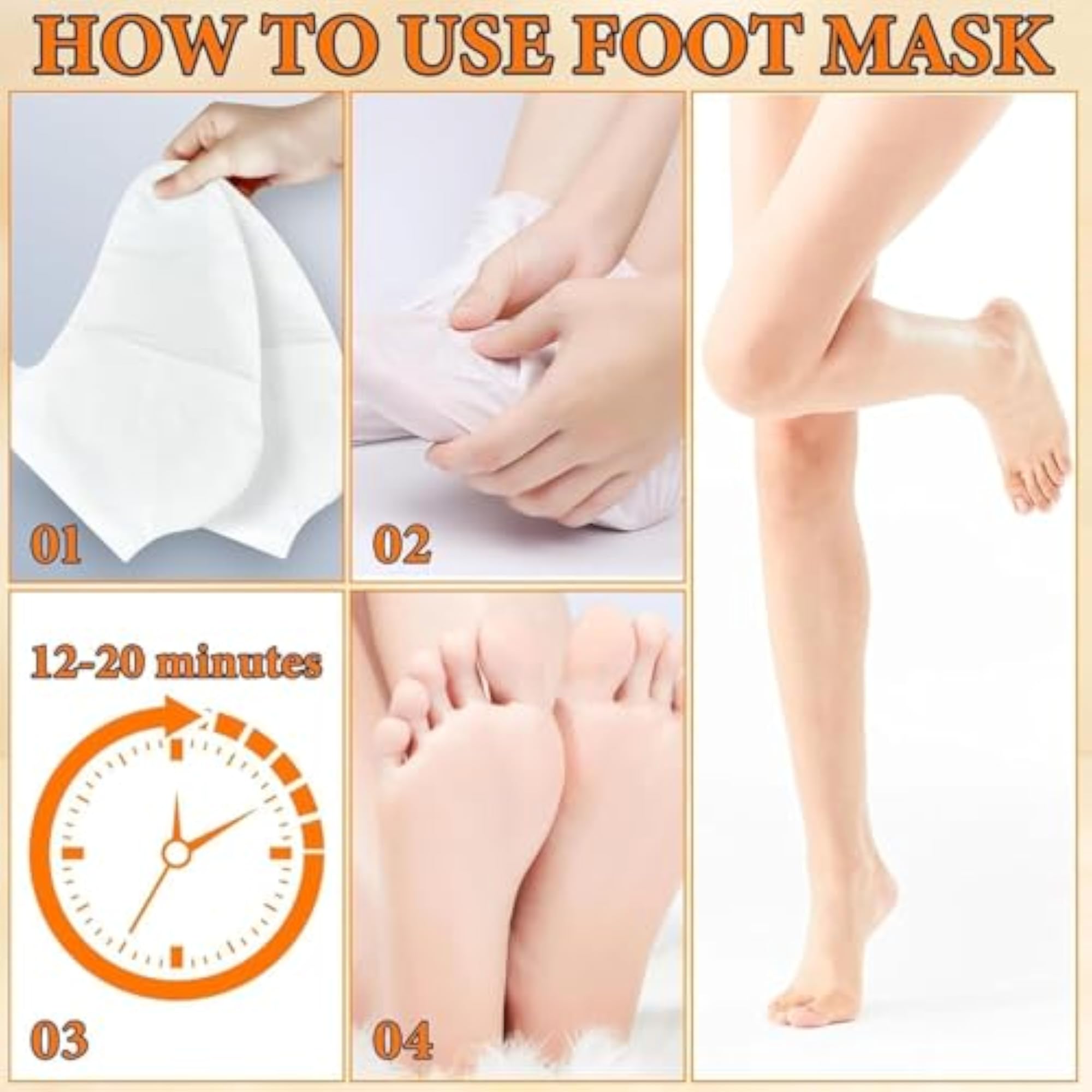 Peeling & Exfoliating Lavender Foot Mask