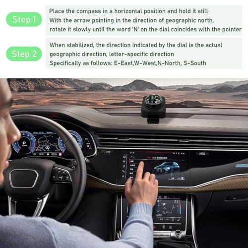 GOKT Marine Compass - Variable Angle Car & Dash Compass, Reliable Navigation Tool - Image 5