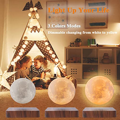 Levitating Moon Lamp Magnetic Floating Moon Lamp 3 Color Modes - Image 7