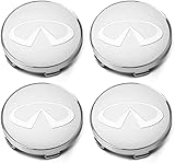 ZKAYHGG 4 Pièces Cache Moyeu pour Infiniti QX30 Sport 60mm, Capuchon Central Roue Enjoliveur Étanche Antirouille Badge Logo Bouchon Jante Poussière,Silver ZKAYHGG 4 Pièces Cache Moyeu pour Infiniti QX30 Sport 60mm, Capuchon Central Roue Enjoliveur Étanche Antirouille Badge Logo Bouchon Jante Poussière,Silver