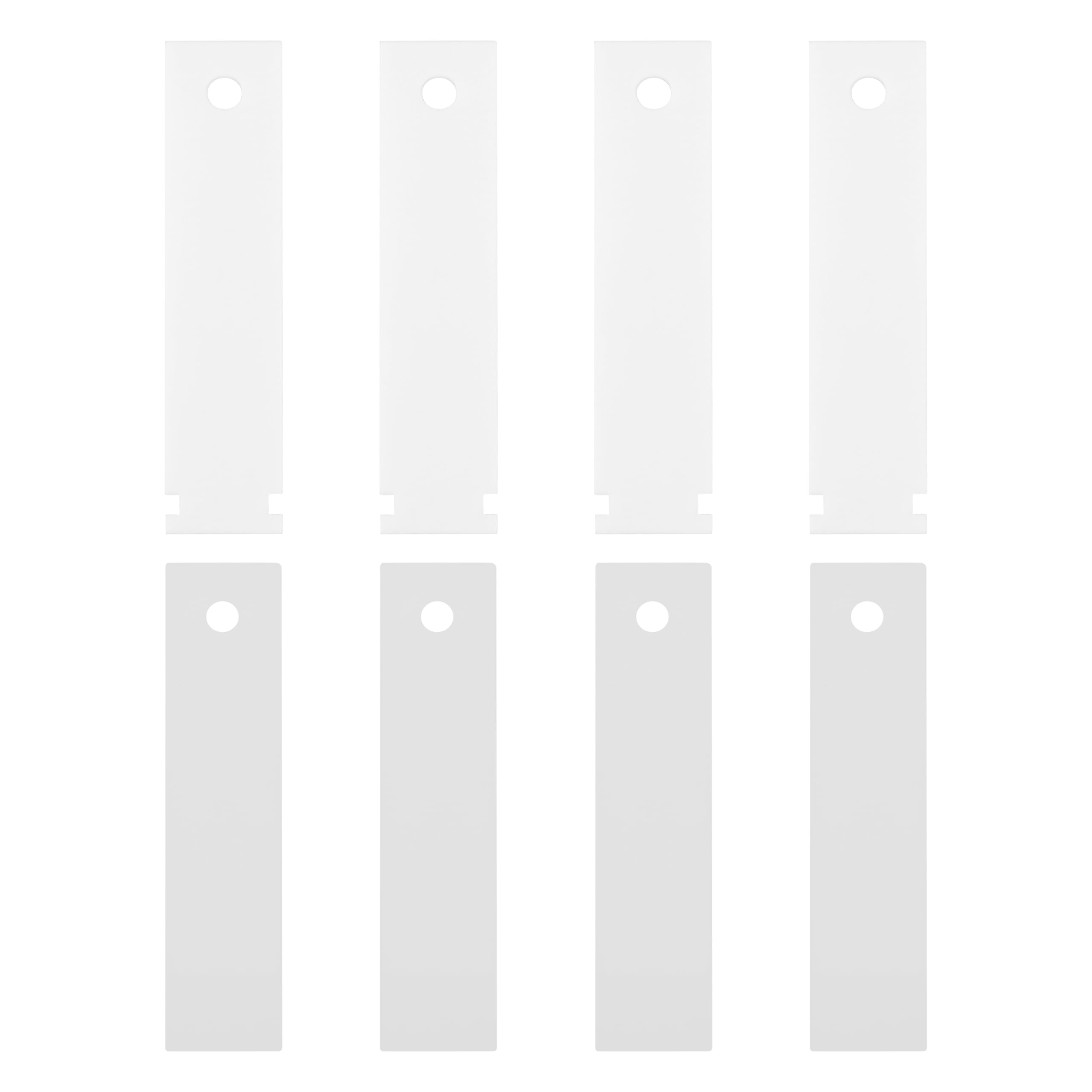Briny River 8pcs Dryer Bearing Slides Front Drum Glide Kit Replacement Part WE1M1067 WE1M504 Compatible with GE Dryer Compatible with Hotpoint Dryer