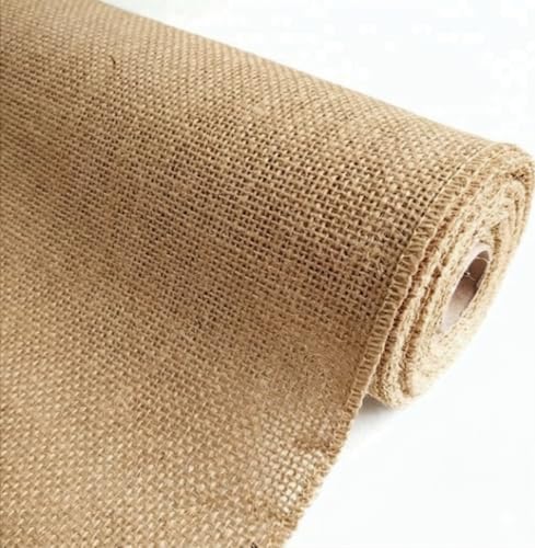 Tela de Saco - Yute -Arpillera, 150 x 150 cm,Tela para Decoración - Tapicería Manualidades Complementos, Fiestas ..etc (NATURAL)