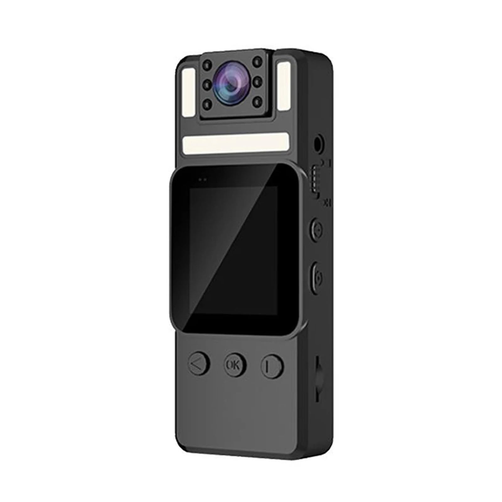 CVFRDD Mini Camera With HD IPS Screen 180Rotatable Len And Back Clip Full Hd Police Body Worn Camera Wearable Pocket Bodycam Camcorder