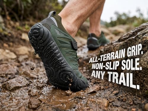 Image of WHITIN Men's Minimalist Trail Runner | Wide Toe Barefoot Box Inspired