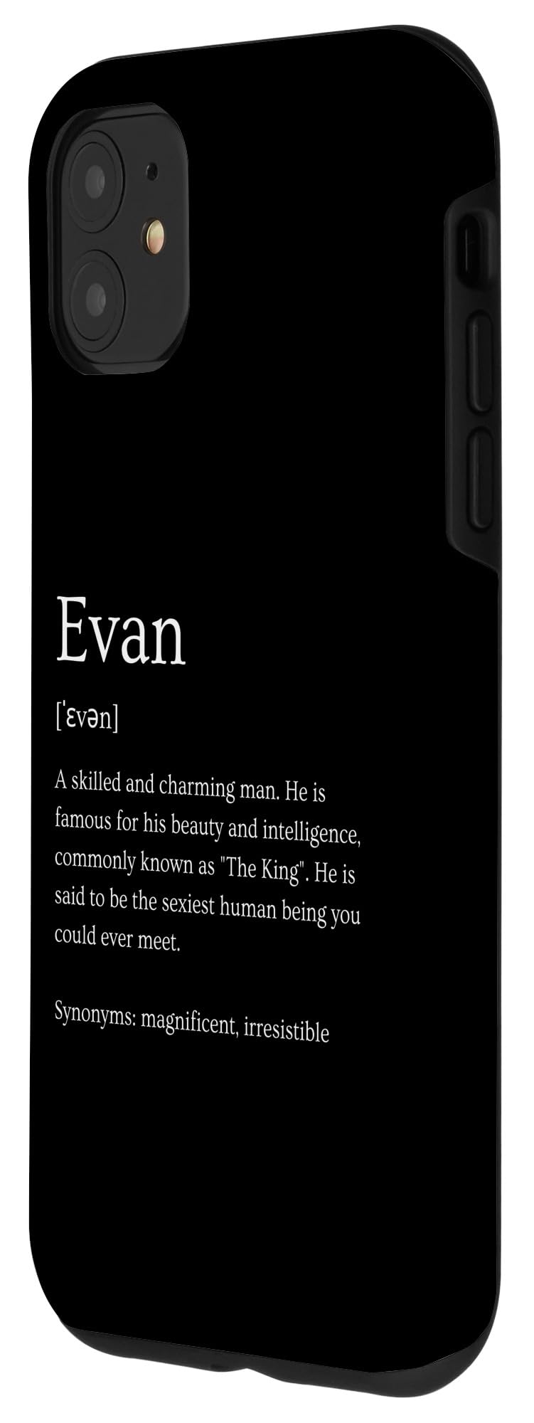 iPhone 11 Funny Evan Name Meaning - Evan Personalized Name Case - Image 2