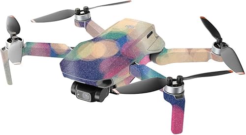 Miniatura 2 de MightySkins Glitter brillante compatible con DJI Mini 2 Dron portátil  Enfoque  Acabado de purpurina protector, duradero de alto brillo  Fácil de