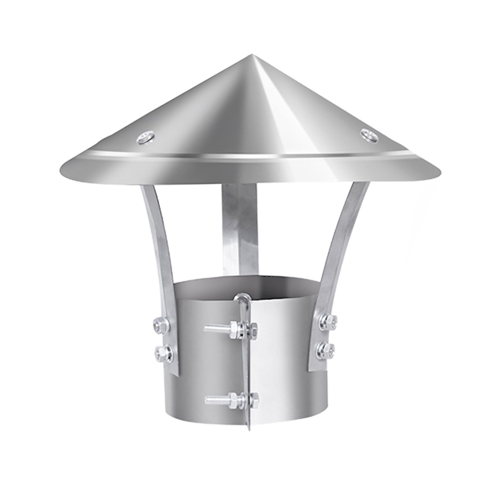 KGLHJDY Kegelform Chimney Cap Outdoor Stove Pipe Cover Flue Topper Weatherproof Vent Cap Enhance Chimney Lifespan Protect Against Debris