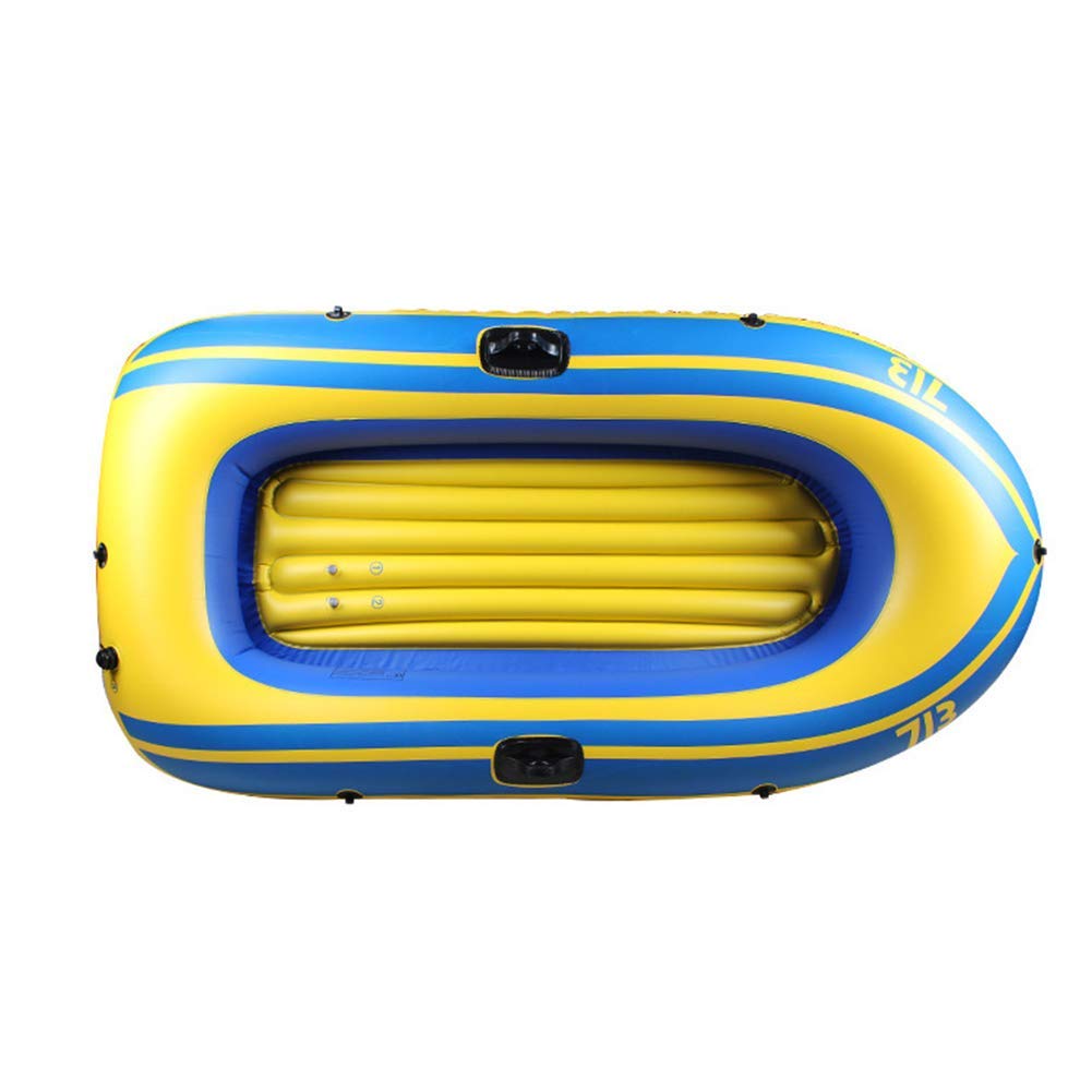 MU Gommone Set con i remi e pompa, Canotto pneumatico Zattera barca, 2 persona Kayak gonfiabile Set