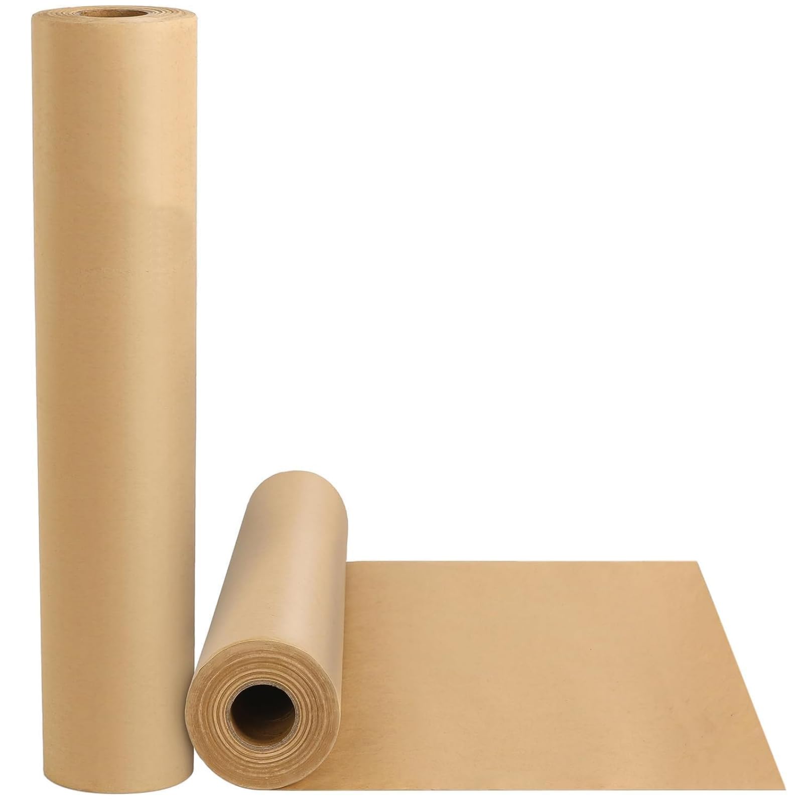 SKY-TOUCH Wrapping Paper Rolls (44cm x 30m) 80gsm, Kraft Roll for Gift Wrapping, Bulletin Board, Arts & Crafts, Bouquet Flower, Table Covering, Poster Packing (2 Roll)