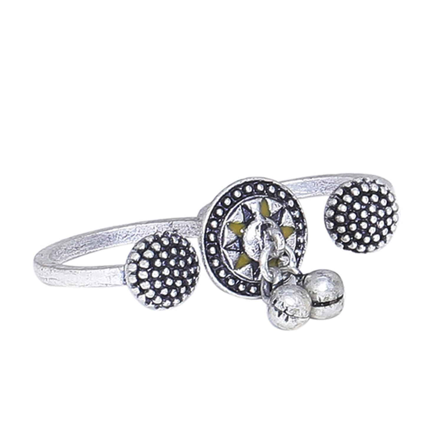 Statement Ring for Women and Girls | Oxidised Adjustable Ring | Everyday, Festive, Wedding | Gift