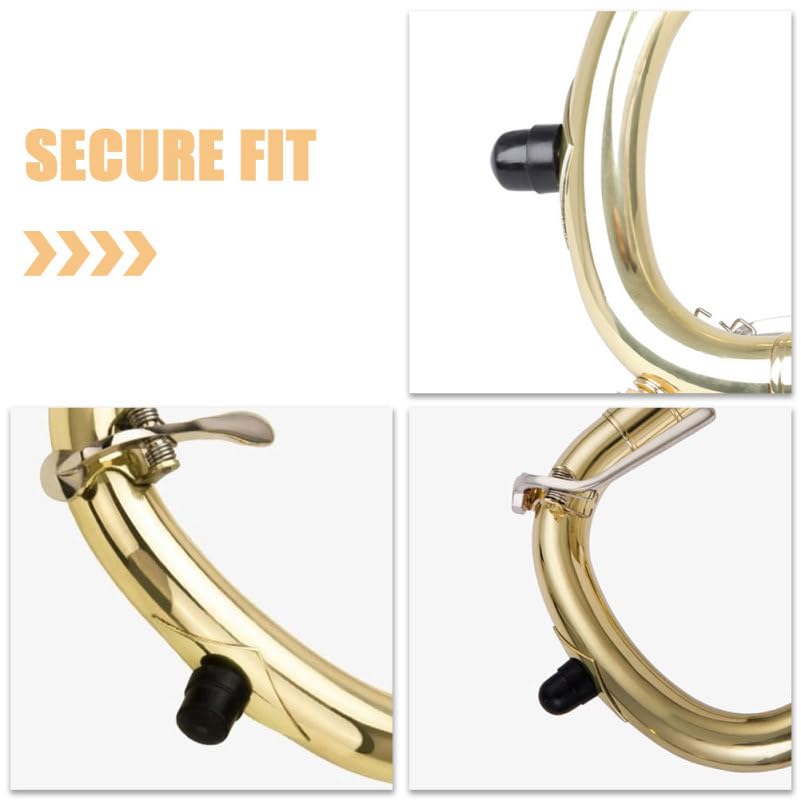 SUPVOX Lot De 6 Embouts De Trombone En Caoutchouc Pour Coulisse 1.10X1.10X0.40Cm Protection Anti-Bruit Et Anti-Glissement Accessoires Pour Instrument