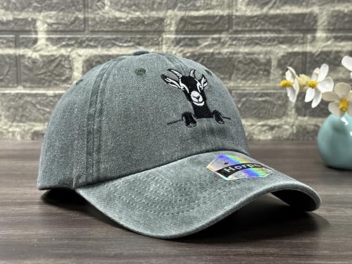 Image of Farm Animal Baseball Cap for Men Women, Goat Donkey Horse Pig Hat | Farm Life Inspiration, Classic Baseball Cap Design, Breathable Cotton Fabric, Secure Adjustable Buckle