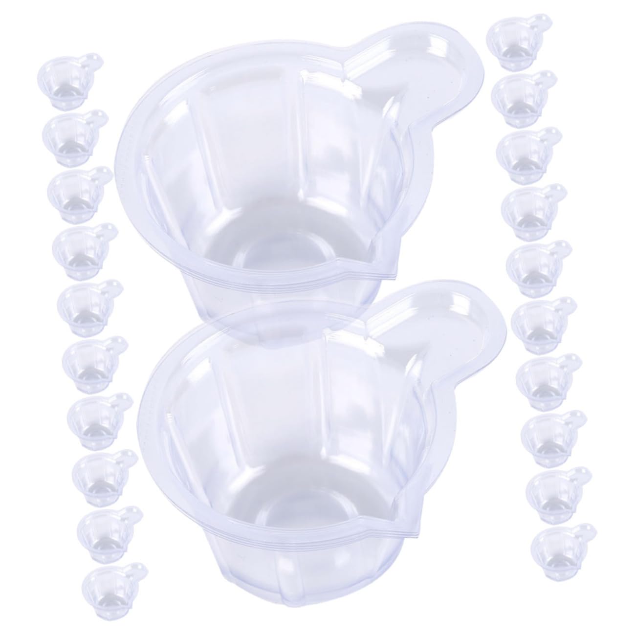 JECOMPRIS 2sets Bathroom Cups Specimen Toilet Pee Sample Sample Container Plastic 200pcs*2