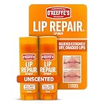 O'Keeffe's Lip Repair Unscented Lip Balm for Dry, Cracked Lips - Stick (Twin Pack) - Moisturizer for Very Dry Lips