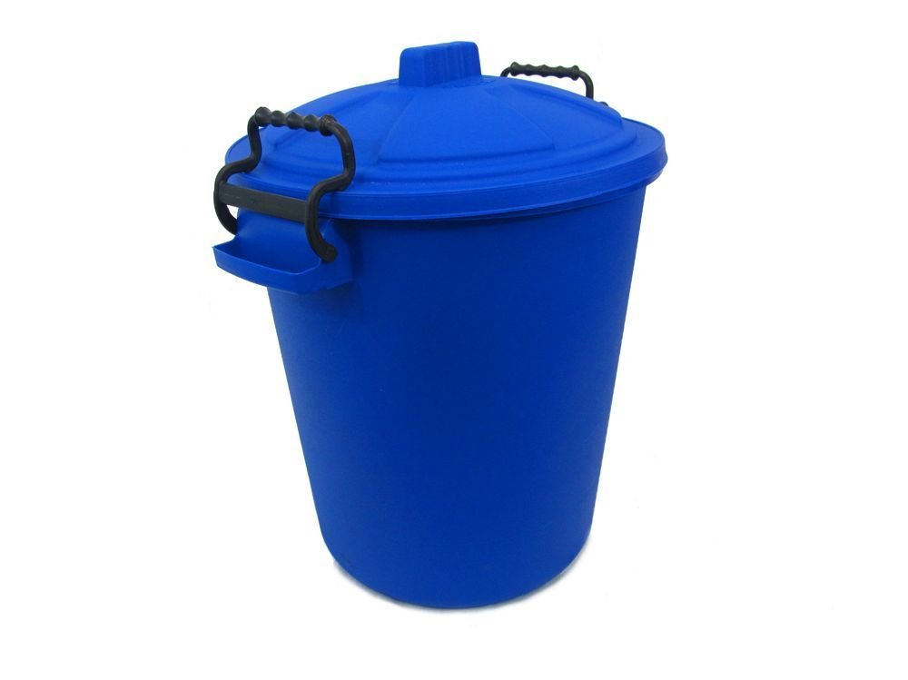 Ketoplastics Blue Coloured 50L Litre Heavy Duty Waste Bin/Rubbish Recycle (Blue)